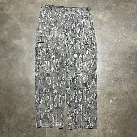 Vintage 90s Winchester Realtree Treebark Camo Pants 34x30 - Picture 1 of 5